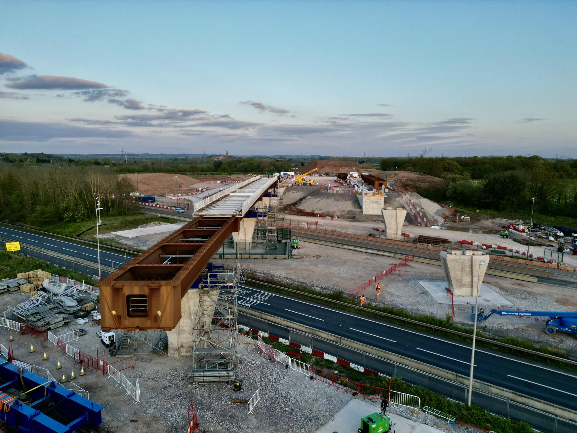 Second And Final Launch Of HS2’s M42/M6 Motorway Link East Viaduct ...